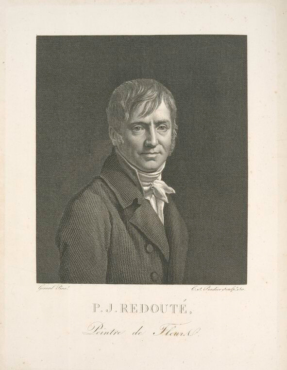 002 P.J. Redoute 'Peintre de Fleurs' (portrait)