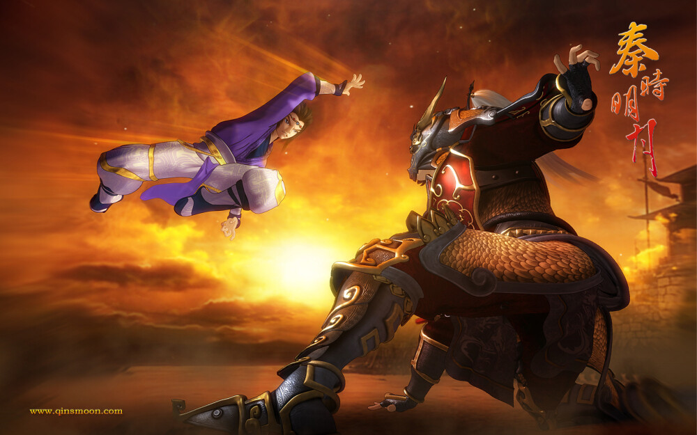 秦时明月壁纸少羽vs龙且