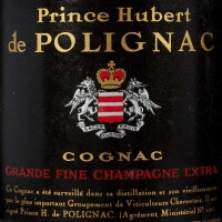 Deux bouteilles de cognac fine champagne extra prince Hubert de Polignac