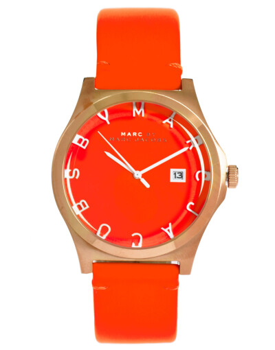 Marc By Marc Jacobs orange watch