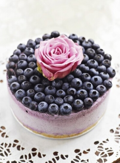 Blueberry Ice Cream Cheesecake