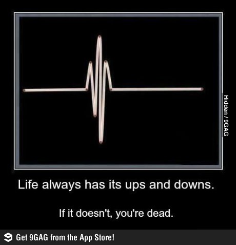 Life has its ups and downs..