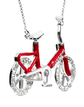 Image 4 of Me &amp; Zena Dream Wheelz Bike Necklace