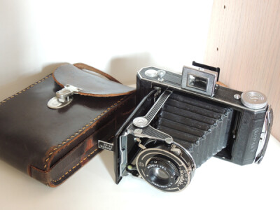 #文艺复古# 柯达 KODAK SIX-20 FOLDING 经典复古皮腔折叠相机 罕见的B MODEL