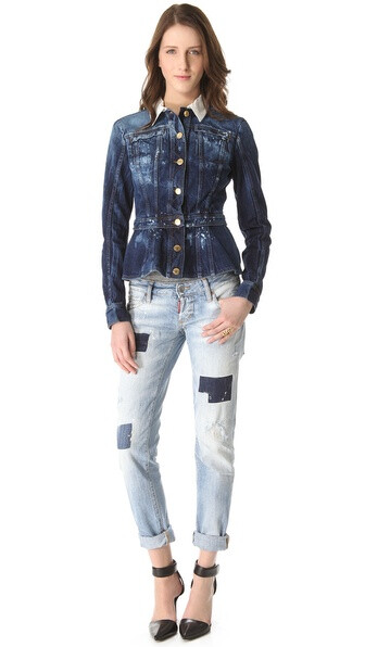 Pierre Balmain Fitted Denim Jacket