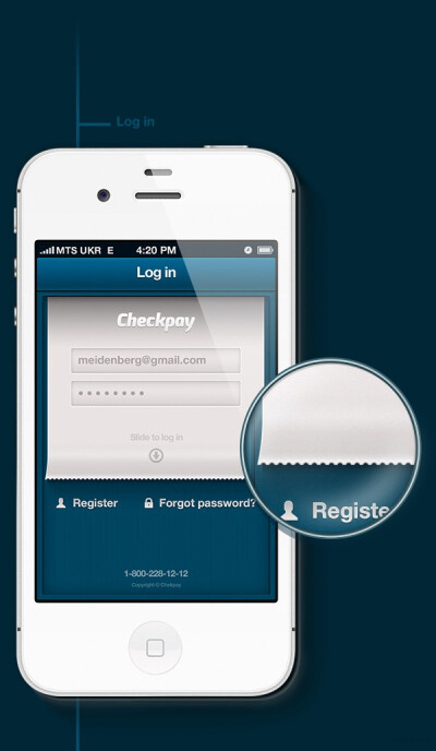 checkpay手机应用界面设计欣赏 (1)