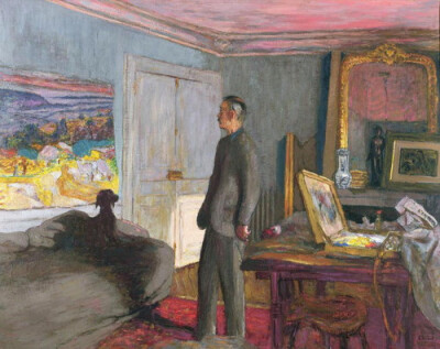 Édouard Vuillard, Portrait de Pierre Bonnard (1930-1935)