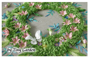 Tiny Garden 刺绣花园 立体刺绣作品