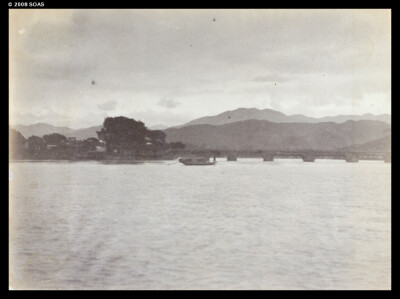 Bridge above Foochow 1880s