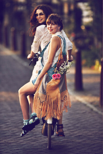 Free People Features “Girls on Bikes” for its January 2013 Catalogue