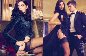 Kim Cloutier and Pamela Bernier Shine in Luxure Magazine by Max Abadian