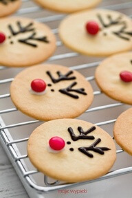 reindeer cookies.