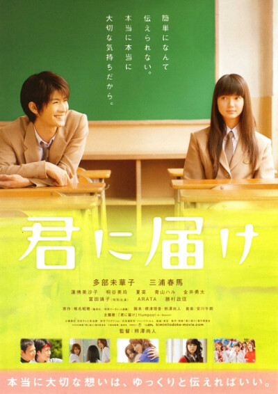 【好想告诉你 君に届け(2010)】自己以外人的心情，不问是不会知道的，自己的心情也是一样的，不好好表达就无法传达。