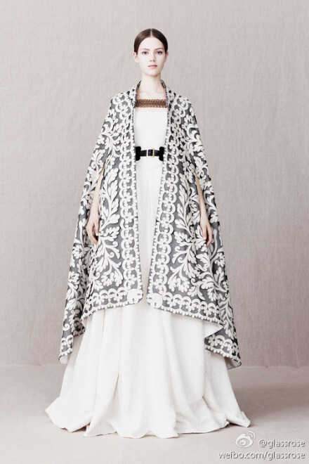 #细节撩人# Alexander McQueen Pre-Fall 2013