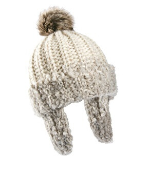 Image 2 of�0�2ASOS Boucle Ear Trapper Hat