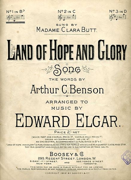 File:Land of Hope and Glory by Elgar song cover 1902.jpg