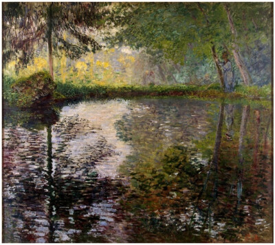 Claude Monet:  The Pond at Montgeron (c.1876). Be Holiday gift ready with gift idea’s http://www.islandheat.com under 10.00 and Free Shipping.