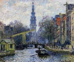 Claude Monet - Canal in Amsterdam