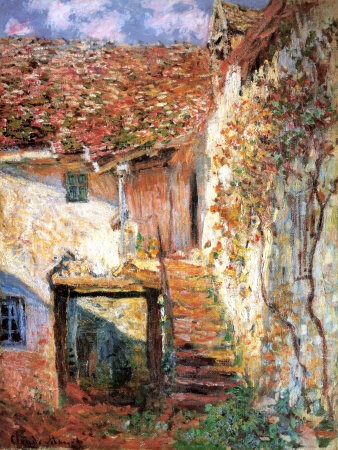 Die Treppe by Claude Monet