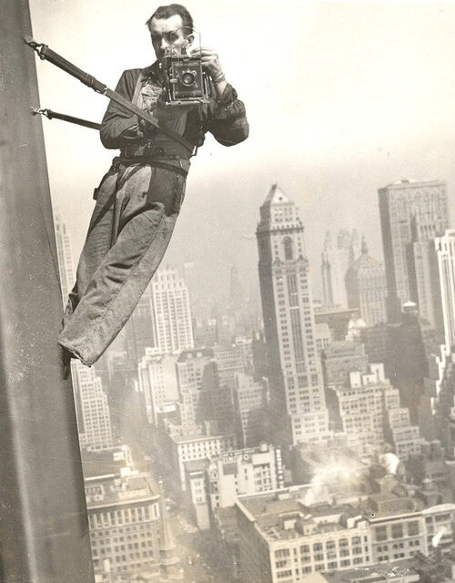 1936 Empire State Window Washer Cameraman