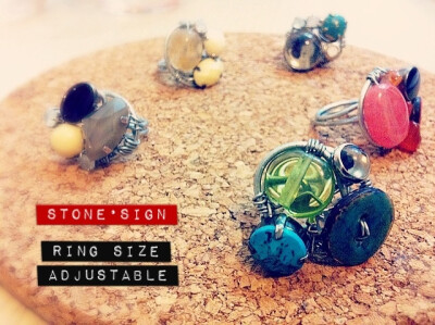 可調整指環大小的Stone Sign 手工介指完成了！將於香港油塘Domain大本型HKID Gallery StoneSign小格內有售！。www.facebook.com/StoneSign