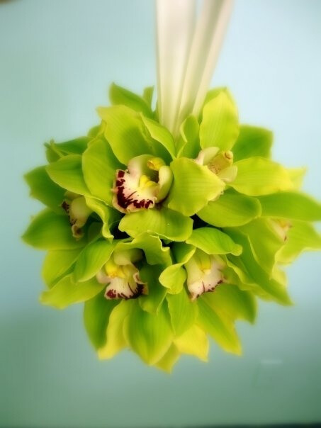 Flower girl, orchid sphere