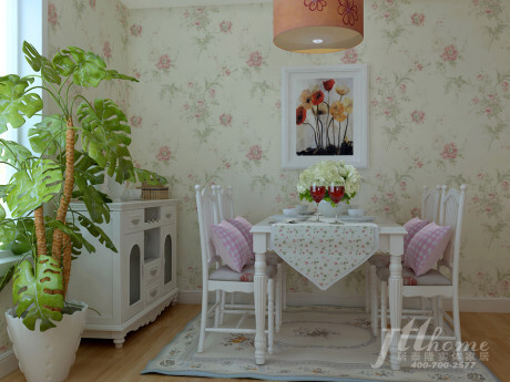 优雅的线条、纯美的色彩，将韩式家具幻化成天使的梦想居所。#家居#
