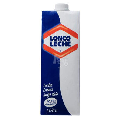 Loncoleche朗客 超高温处理全脂纯牛奶 1L 智利进口