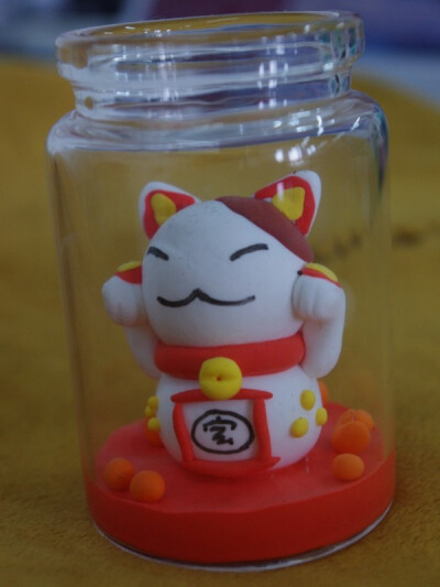 招财猫 粘土 定制