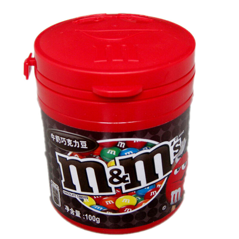 M&M`S 牛奶巧克力豆瓶装