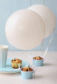 hot air balloon cupcakes