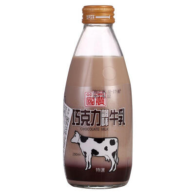 国农 巧克力调味牛乳饮品250ml/瓶（台湾地区）