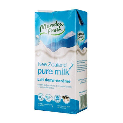 纽麦福(纽西兰牧场) 低脂牛奶 1L 新西兰进口
