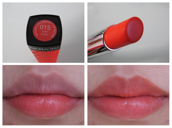 Revlon Colorburst Lip Butter - Tutti Frutti. 一个让我后悔没有早点下手买的颜色。质地超级润，颜色超级美，绳命中还没有它的妹纸们你们的的人生是残缺的我跟你讲！