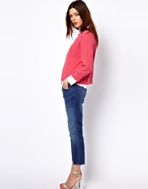 Image 4 of BZR Boyfriend Relaxed Fit Ankle Jeans