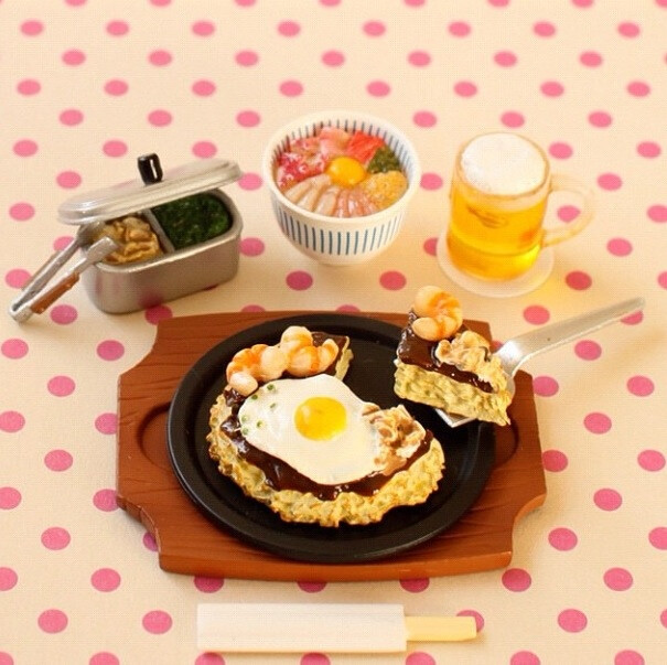 食玩 miniature food-miniature re-ment