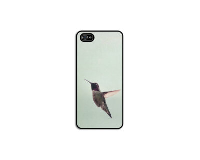 Spring iPhone 5 case, hummingbird iPhone case, mint green, gray, women, natural, Valentines, woodland, nature iphone case