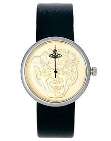 HELLO UK 英国代购12.14 Vivienne Westwood复古气质浮雕圆盘手表