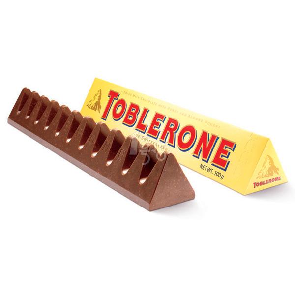 Toblerone瑞士三角 牛奶巧克力 100g 瑞士进口