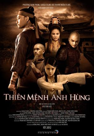 天命英雄 Thien Menh Anh Hung 本片号称越南第一部武侠大片。故事讲的是15世纪中期，谅山王兵变杀死异母王弟黎仁宗与宣慈太后阮氏，夺位后倒行逆施，残暴无比，激起忠臣义士及武林豪杰的反抗，终将其推翻。 Nguyen Vu家族被越南王所灭，Nguyen Vu是唯一的活口。Nguyen Vu调查发现他们家族被陷害参与与他们无关的阴谋和罪恶。他决意恢复正义，洗刷家族的荣誉。