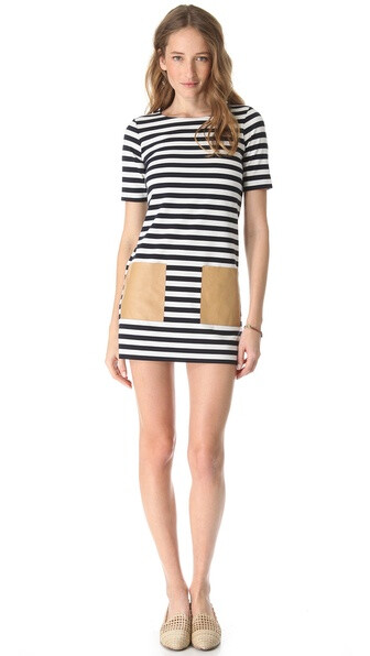 摩纳哥会馆(Club Monaco) Haley Striped Dress