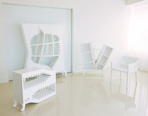 Korean design duo THE:Zoom is behind this clever series of furniture called Project [ZIP:PER] that was inspired by, you guessed it, zippers.