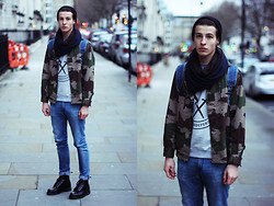 Dr. Martens Black, Misbhv, Topman Camo Jacket