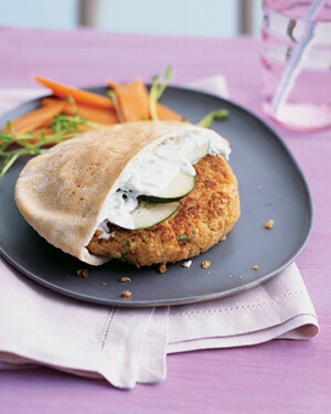 Greek-Style #Quinoa Burgers  ;      Eating less meat not only makes sense nutritionally -- but environmentally as well. Quinoa, which contains the most complete protein source for vegetarians, is fashioned into a Greek-style burger.    Via www.zoolz.com