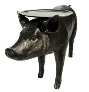 荷兰Moooi Pig Table 黑猪边桌