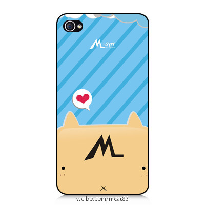 #我爱喵星人# 猫人士原创【M-CAT】M字额的喵喵 iphone4/4s PCl料 手机壳 购买地址http://t.cn/zYwU0Ja 过年期间 会创作更多新货。期待吧，我们一起我爱喵星人