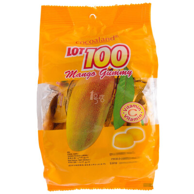 COCOALAND一百份 芒果果汁软糖 320g 马来西亚进口