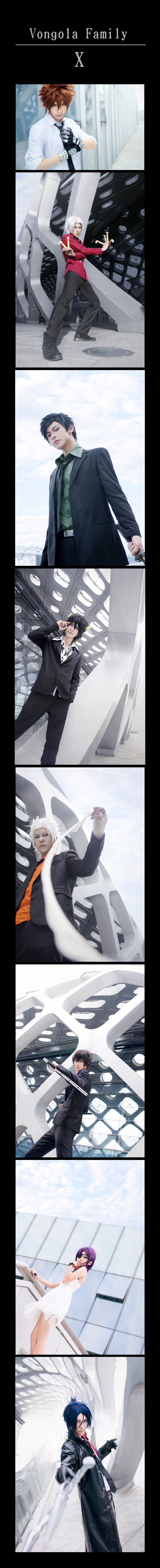 #家庭教师#vongola family【纲 CN @将先生 ┇山本武 CN @Jimmie腹黑猫 ┇狱寺 CN @Monkey_Z_ ┇蓝波 CN @空_小_白 ┇ 云雀 CN @花_小_屋 ┇ 六道骸 CN @叶使Kuloy ┇ 髑髅 CN @叶使家帝王猫_喵-w- ┇ 了平 CN @柊麒-兵器喵