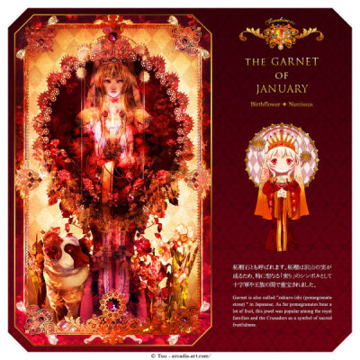 一月 石榴石（Garnet）