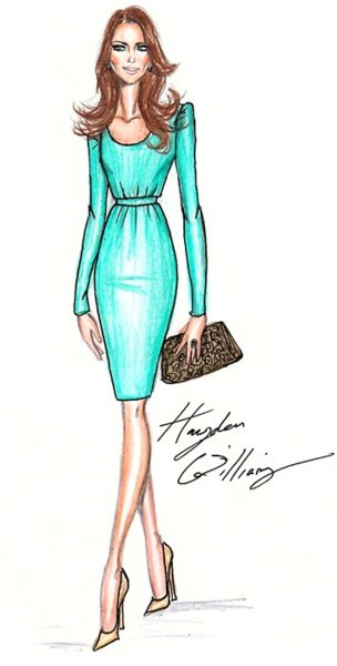 Princess Kate - Kate Middleton wears a dress by Hayden Williams